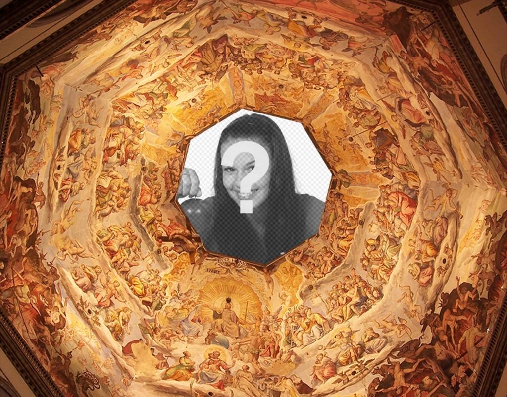 Fotomontaje para poner tu foto en la cúpula del Duomo ..