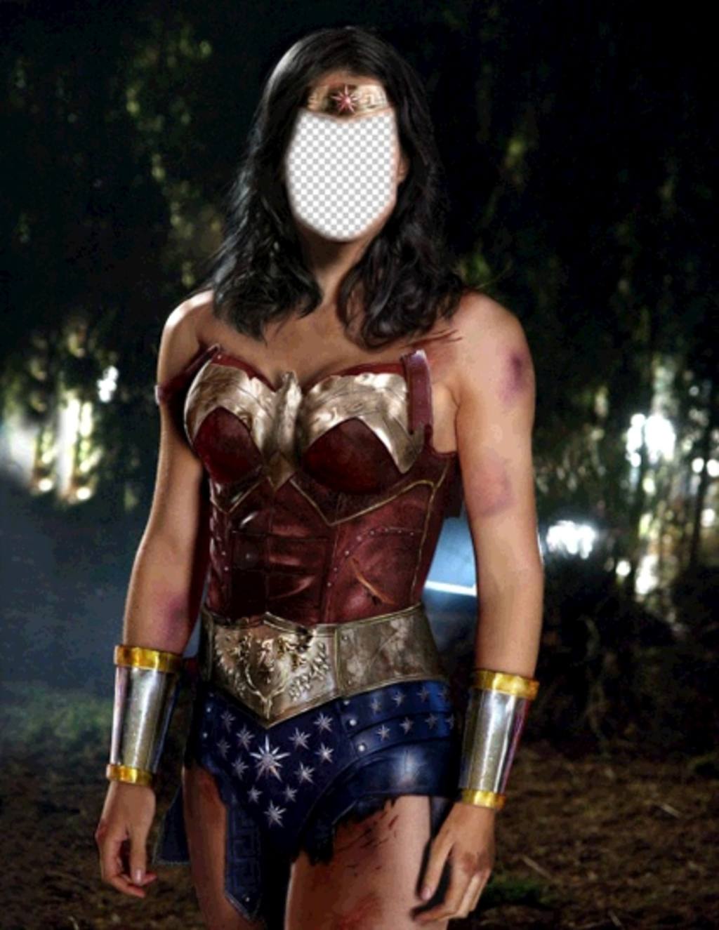 Fotomontaje para convertirte en Wonder Woman subiendo tu foto ..