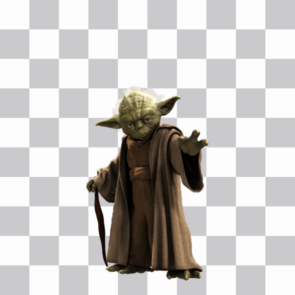 Fotomontaje online para poner a Yoda de Star Wars en tus fotos..