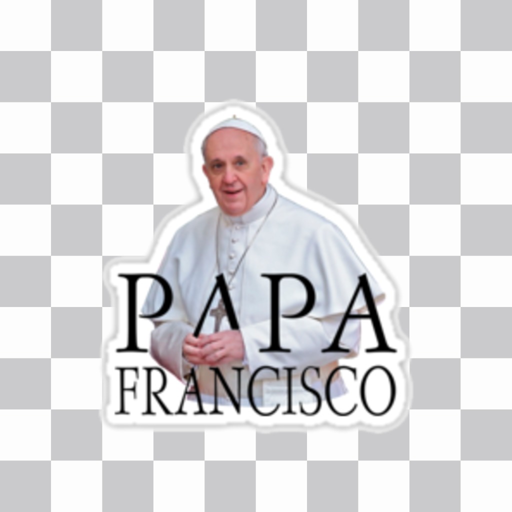 Foto del papa Francisco para poner en tus fotos como una..