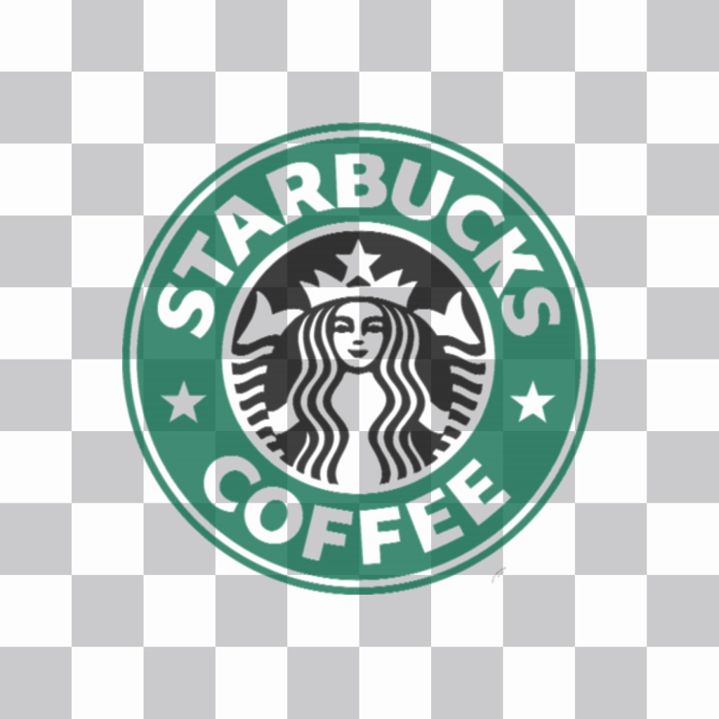 Logo de la famosa cadena de cafeterias Starbucks para insertar en cualquiera de tus fotos con este editor de fotos y..