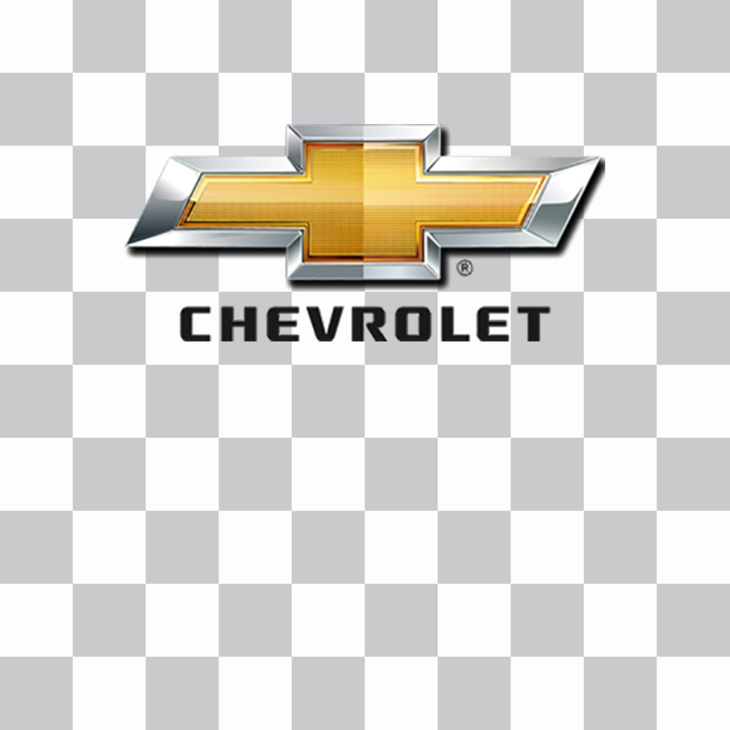 Sticker del logo de Chevrolet para tus fotos ..