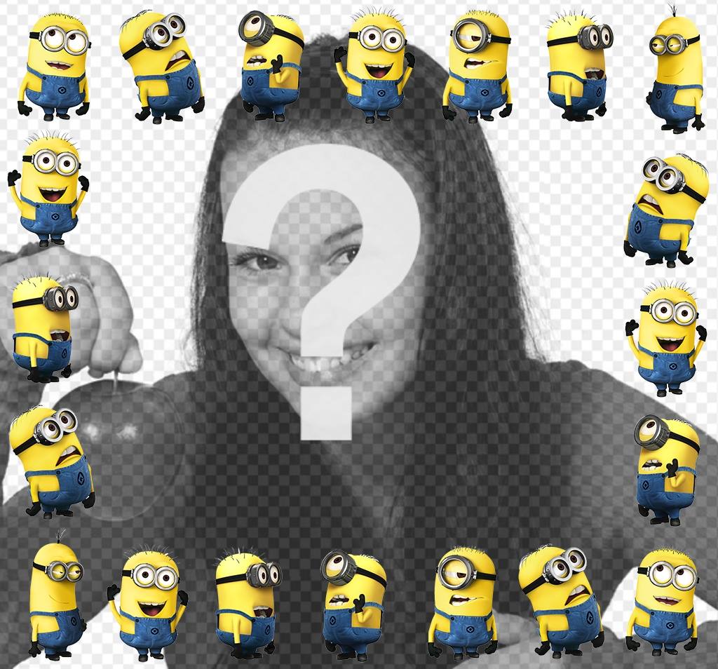 Marco gratis de los Minions para subir una foto ..