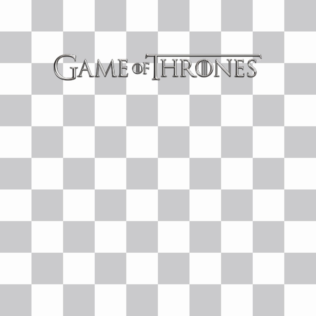 Logo De Game Of Thrones Para Poner En Tus Fotos Gratis Fotoefectos