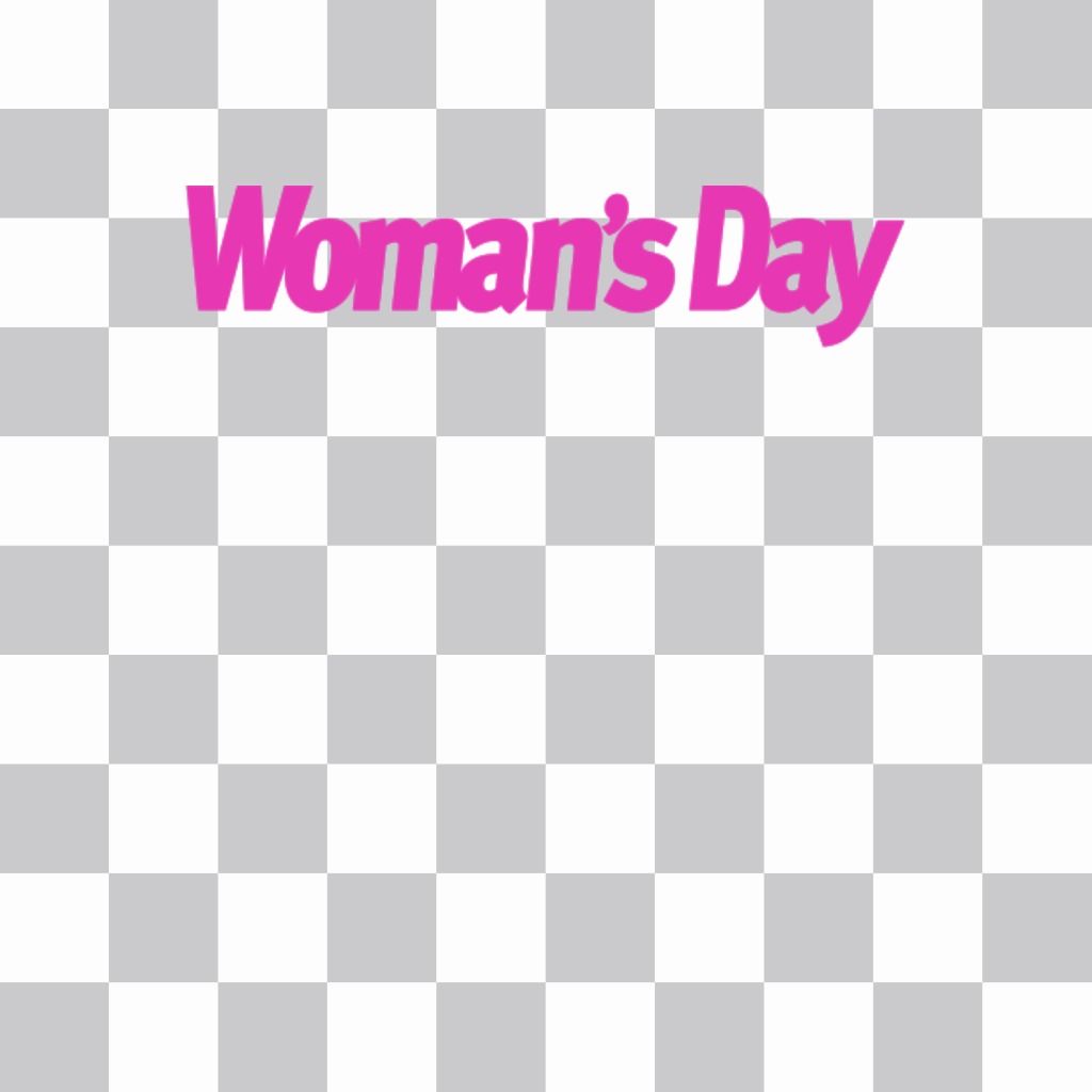 Sticker de Womans Day para poner en tus fotos y celebrar ..
