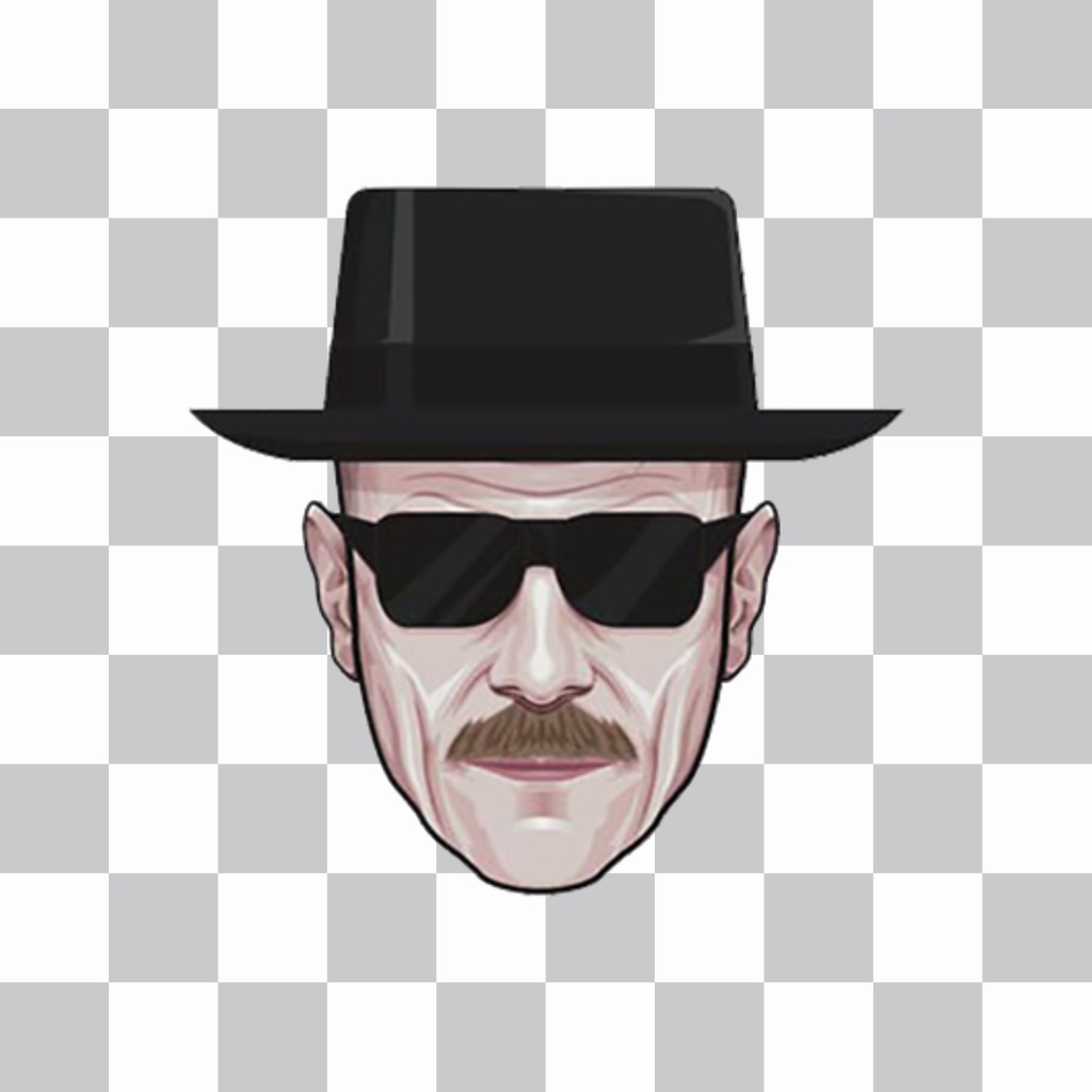 La cara de Heisenberg para poner encima de tus fotos ..