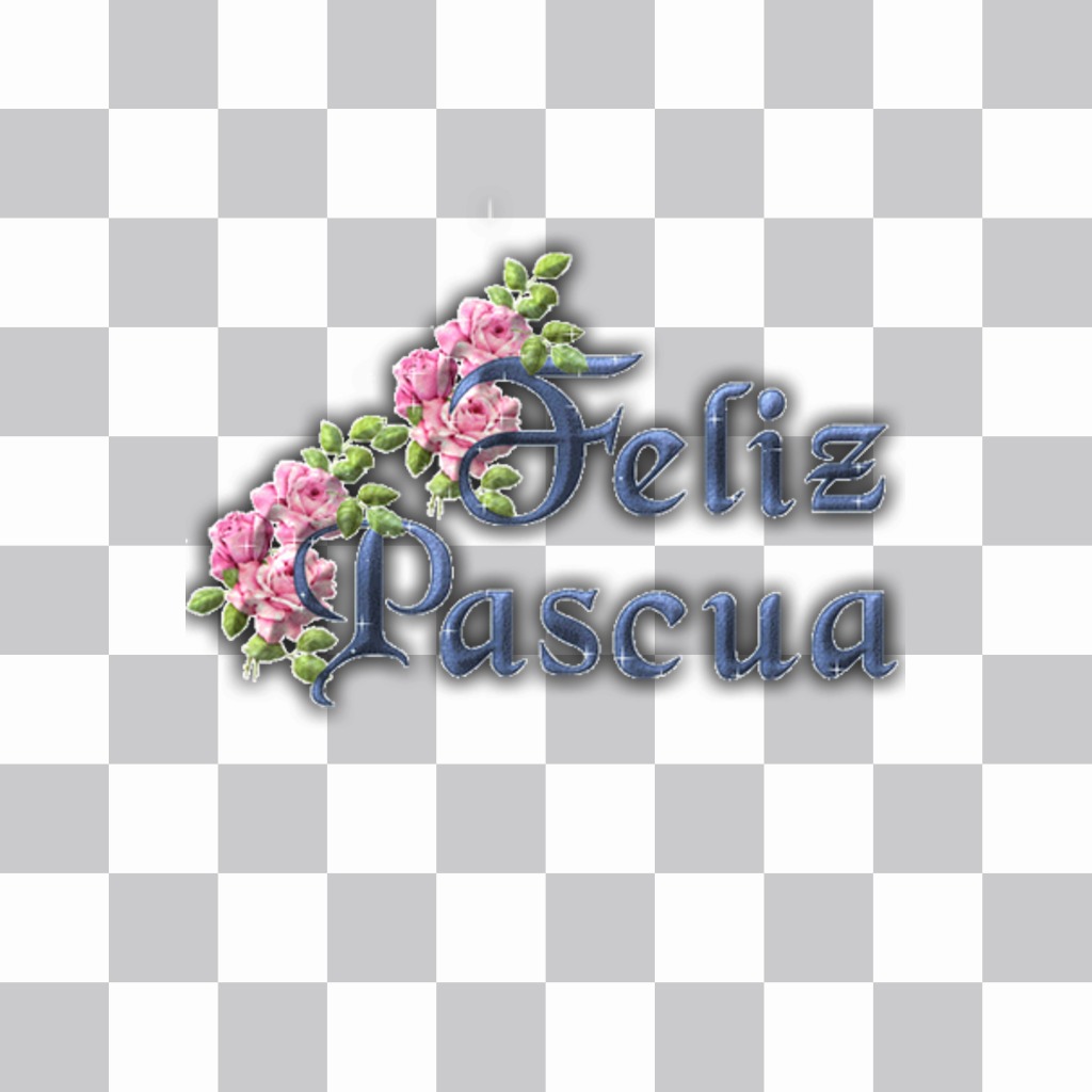 Decora tus fotos con este sticker de FELIZ PASCUA y gratis ..