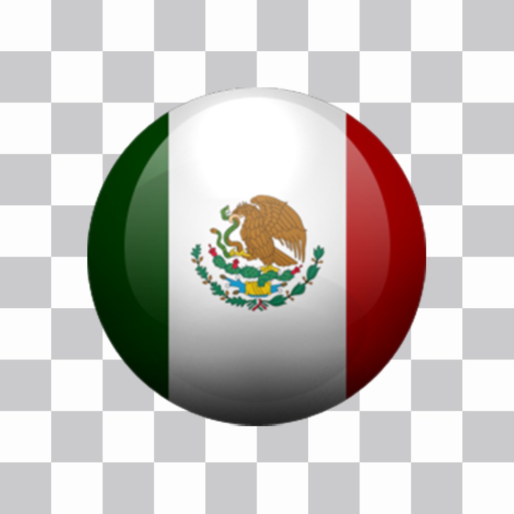 Boton de México para añadir en tus imágenes ..