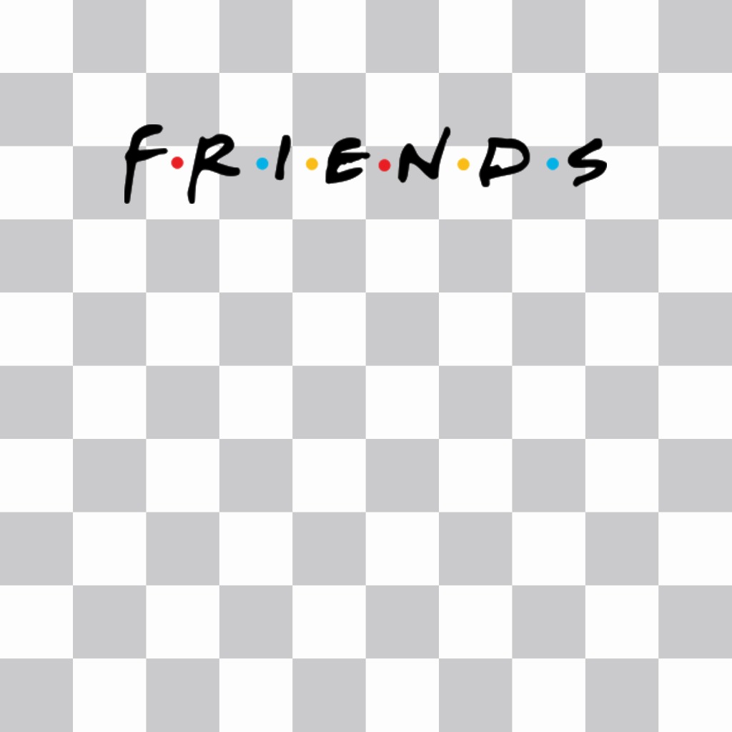 Logo de la famosa serie FRIENDS para poner en tus fotos ..