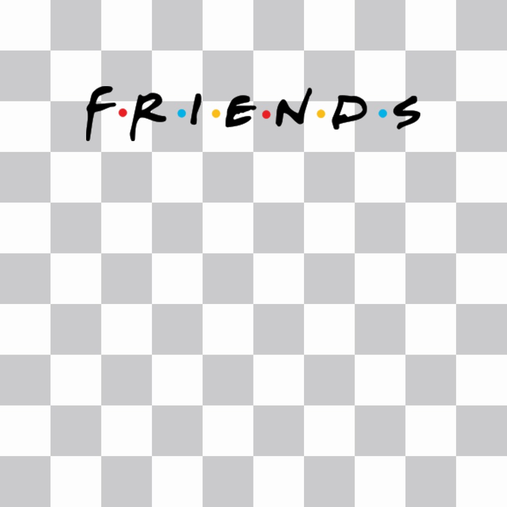 Logo de la famosa serie FRIENDS para poner en tus fotos ..