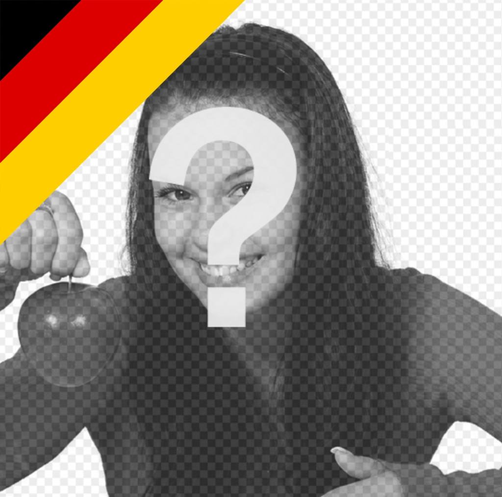 Pon la bandera de Alemania en la esquina de tus imágenes ..