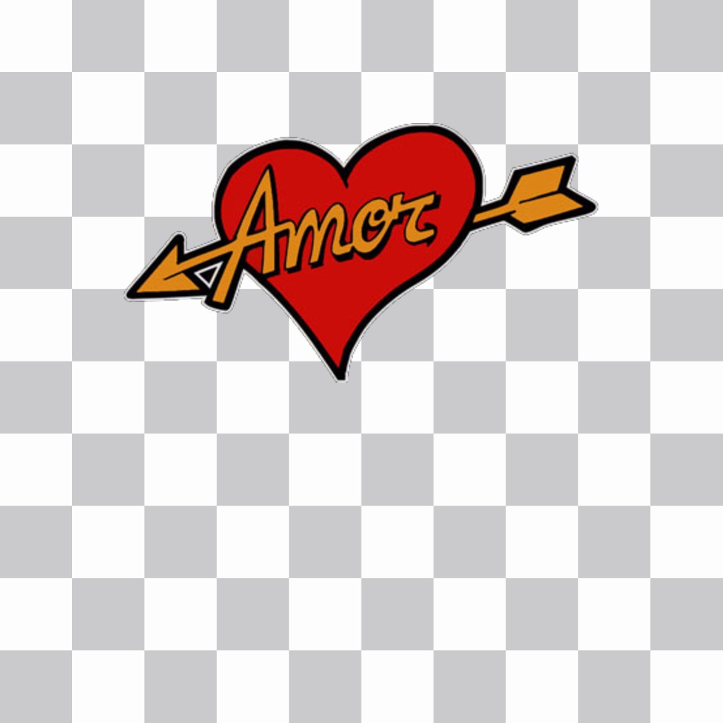 Fotoefecto para pegar un sticker de corazón flechado en tus fotos ..