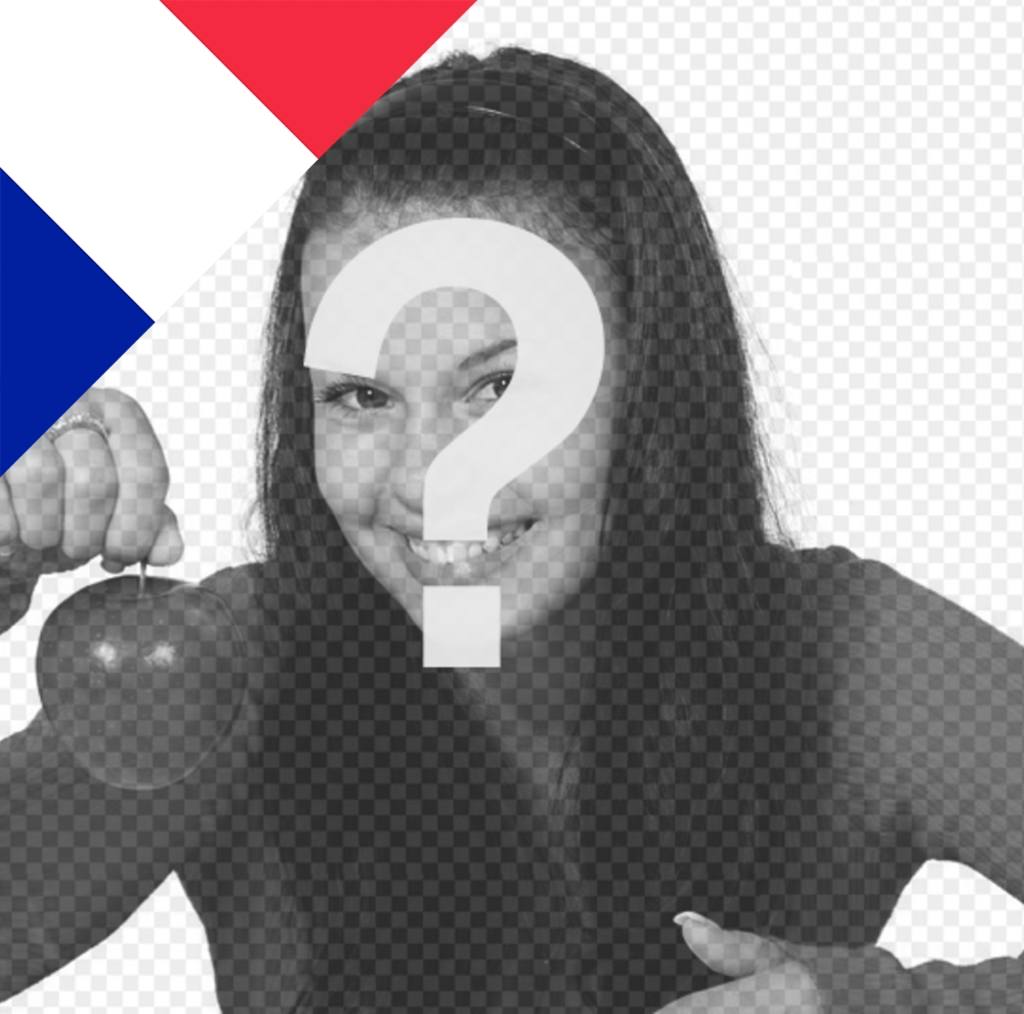 Fotomontaje de Bandera de Francia para poner en la esquina de tus fotos ..