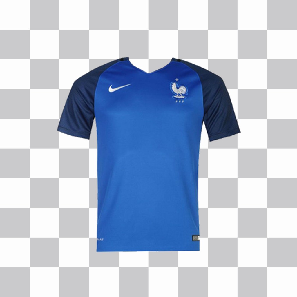 Efecto para añadir la camisa de la selección de Francia en tus fotos ..