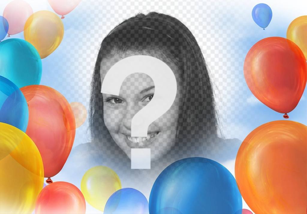 Fotomontaje con globos para decorar tus imágenes gratis ..