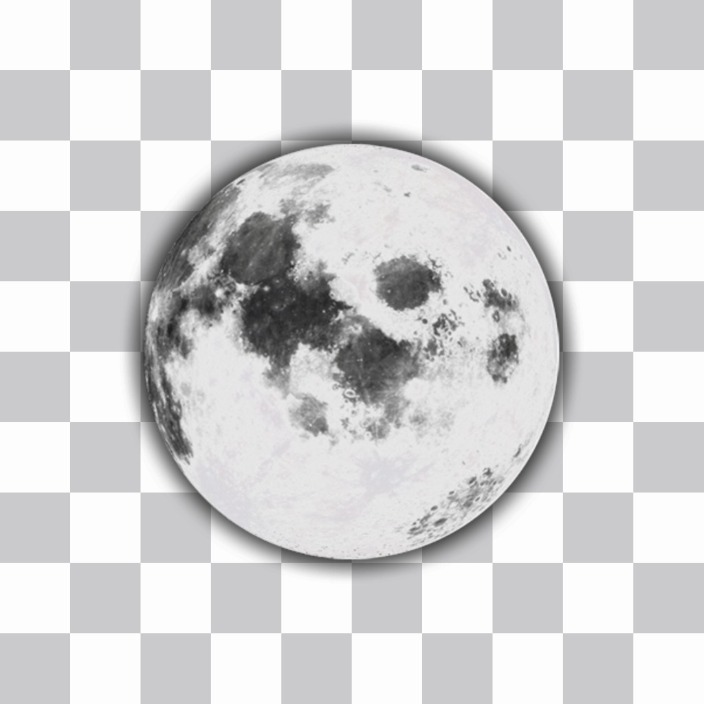 Pega la luna llena en tus fotos como un sticker con este foto efecto 