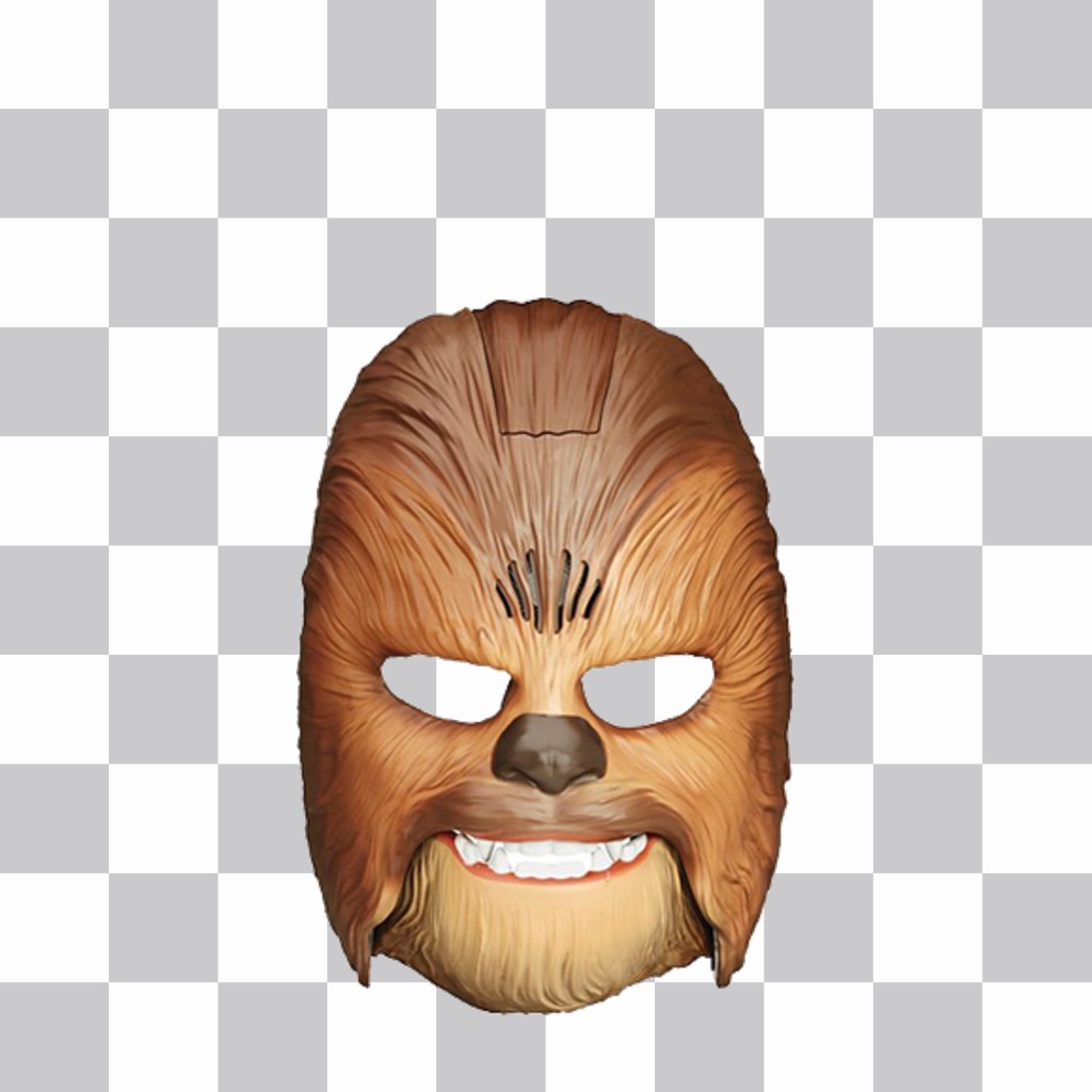 Pon en tus fotos la máscara de Chewbacca con este foto efecto gratis ..