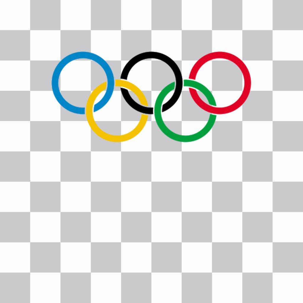 Foto efecto del logo de las olimpiadas para pegar en tus imágenes ..