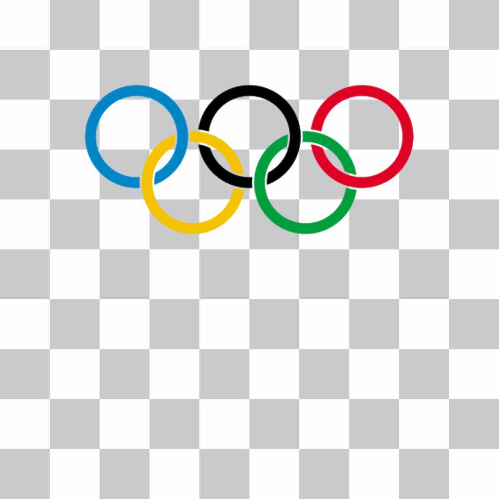 Foto efecto del logo de las olimpiadas para pegar en tus imágenes ..