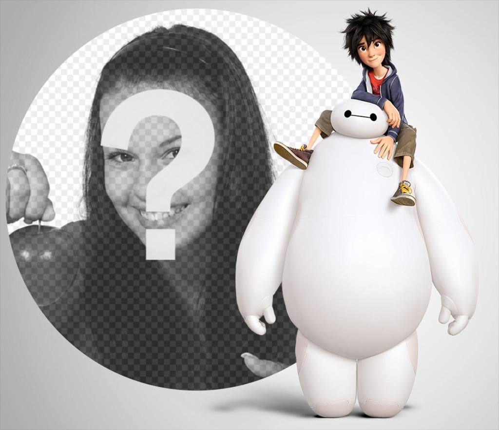 Añade tu foto gratis junto a los personajes de Big Hero 6 con este efecto ..