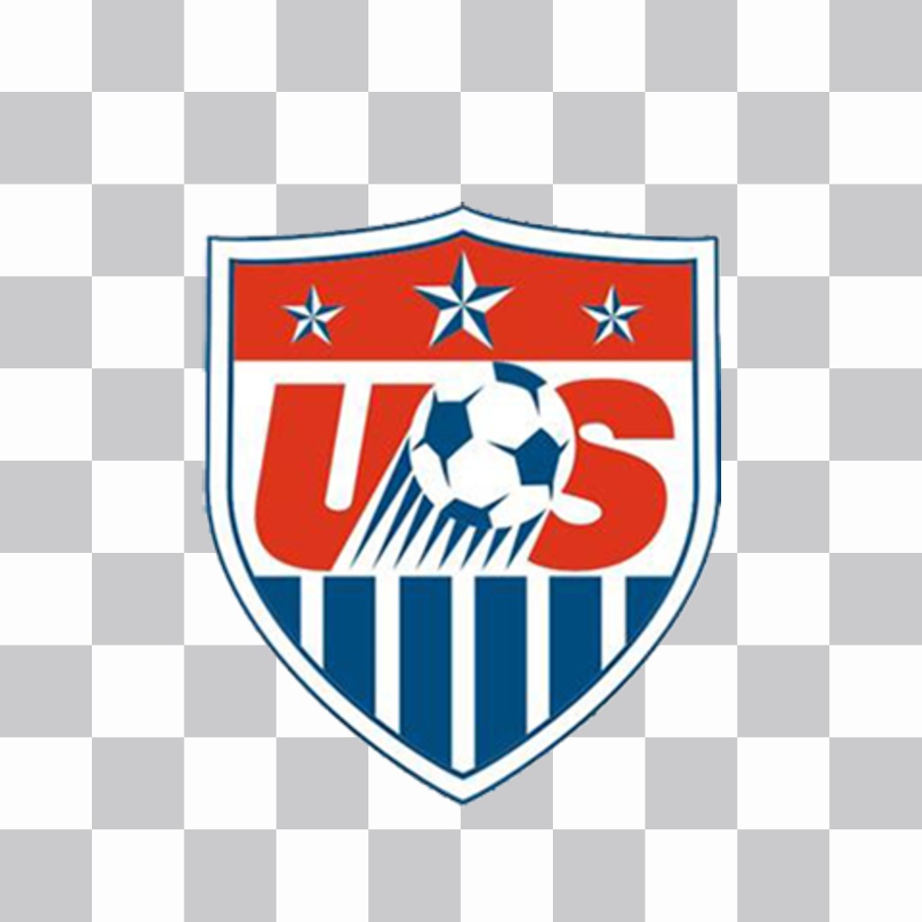 Efecto para pegar el escudo del equipo de fútbol de Estados Unidos en tus fotos ..