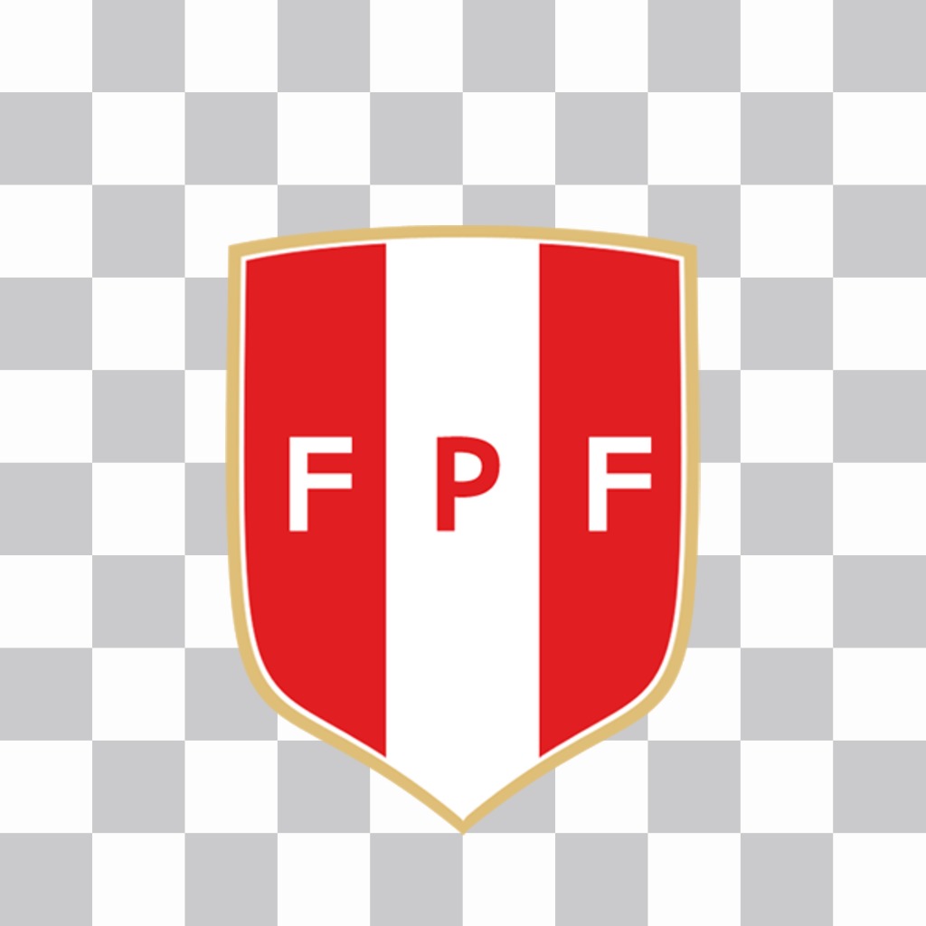 Escudo de la Federación Peruana de Fútbol para pegar en tus fotos ..