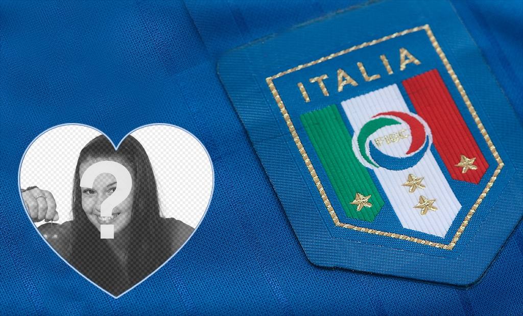 Apoya a la selección italiana de fútbol con este fotomontaje para editar ..