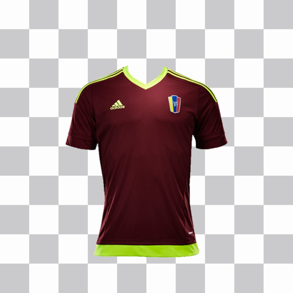 Camiseta del equipo de fútbol de Venezuela para añadir en tus fotos gratis ..