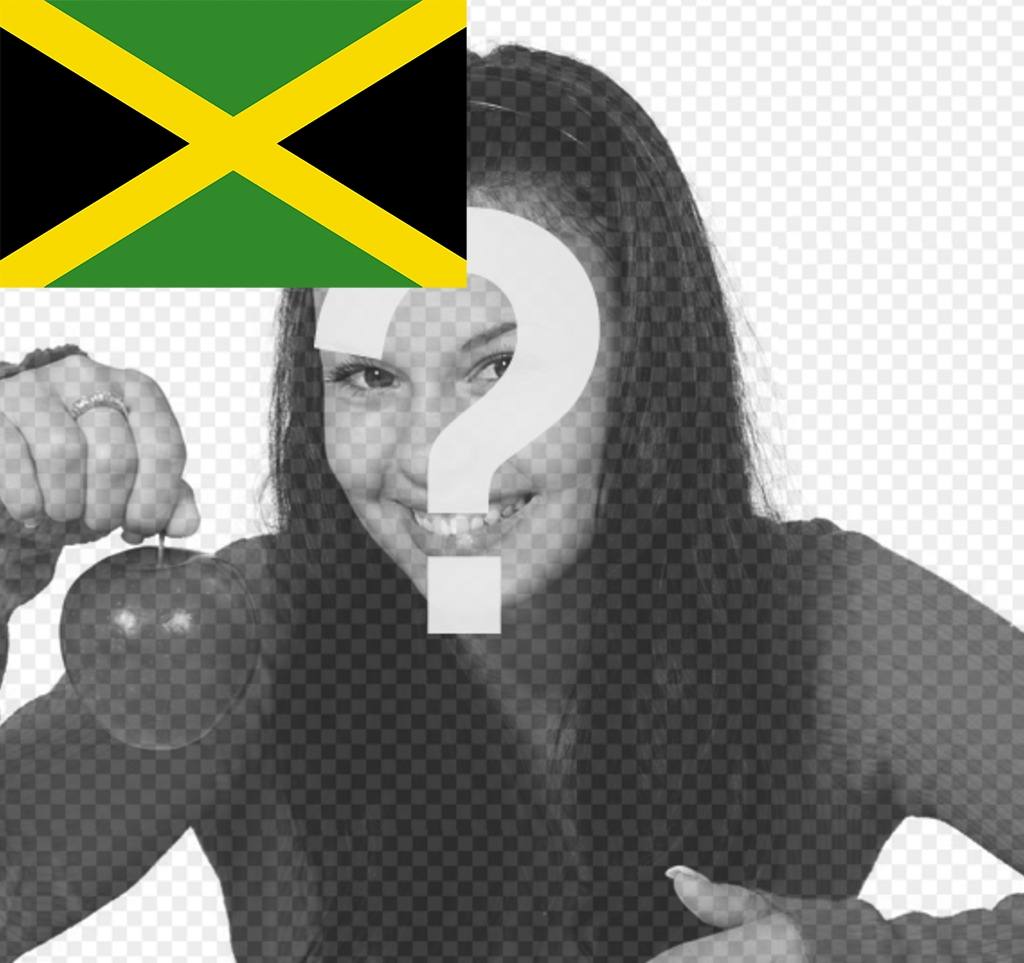 Bandera de Jamaica para poner en una esquina de tus fotos gratis ..