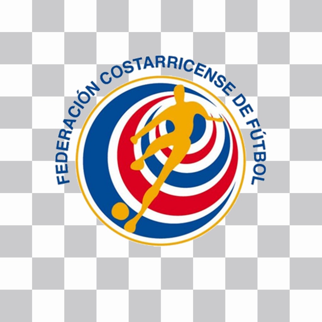 Escudo oficial de la selección de fútbol de Costa Rica para añadir en tus fotos ..