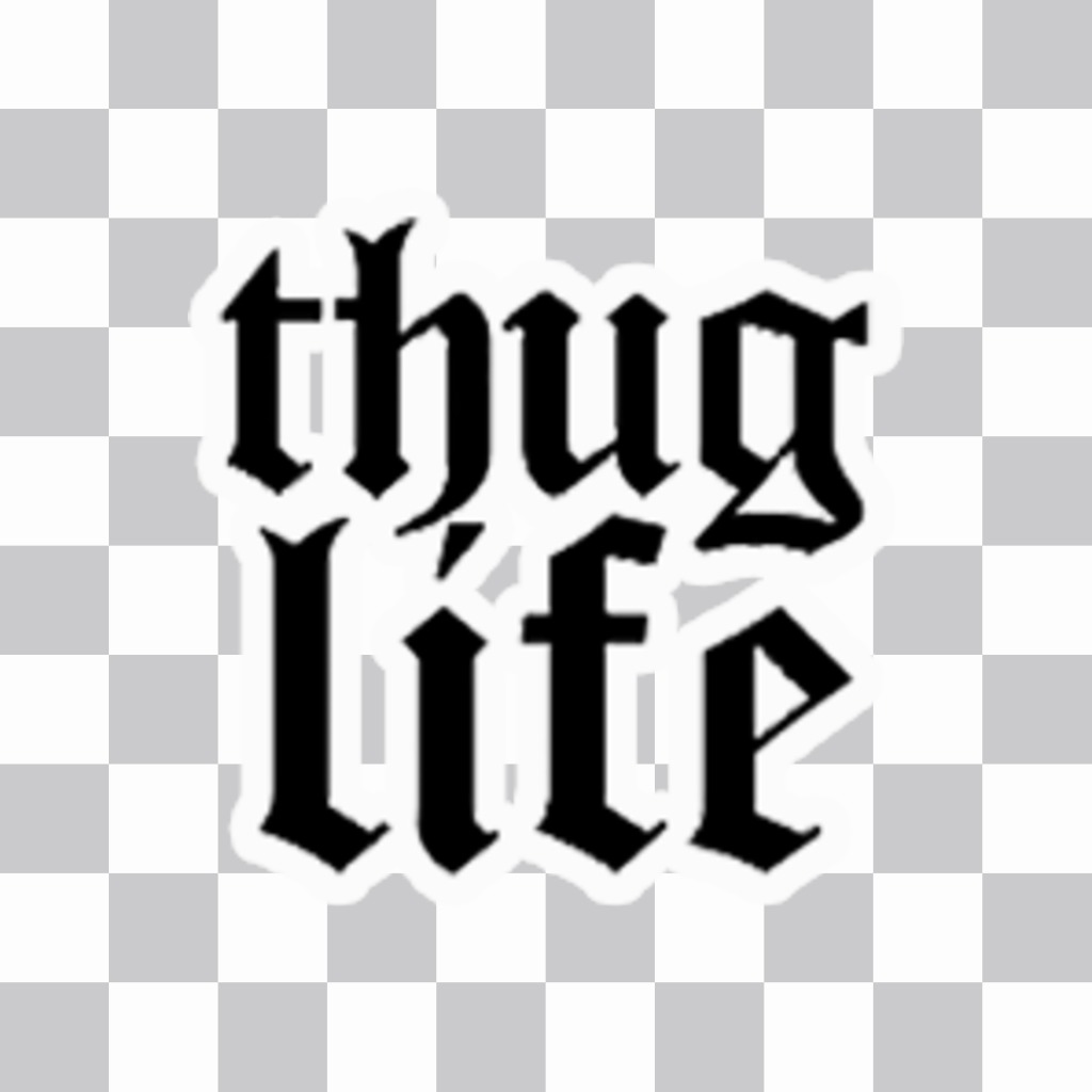 Fotomontajes de Thug Life para pegar en tus fotos ..