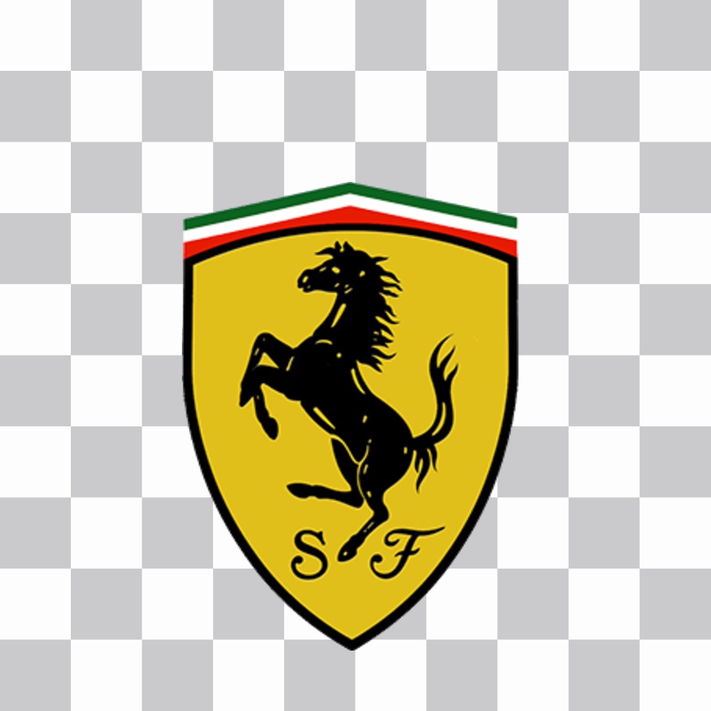 Escudo de Ferrari para pegar y decorar tus fotos online ..