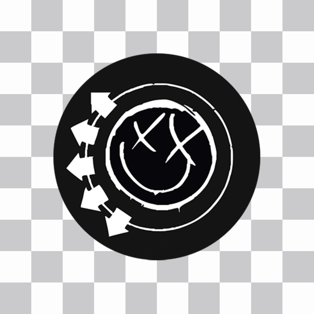 Logo de la famosa banda Blink 182 que puedes pegar en tus fotos ..