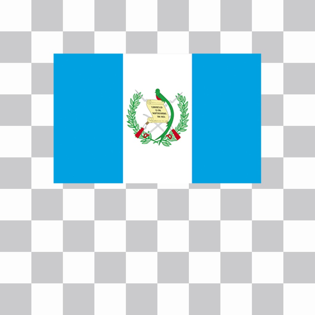Bandera de Guatemala para decorar tus fotos como un sticker online ..