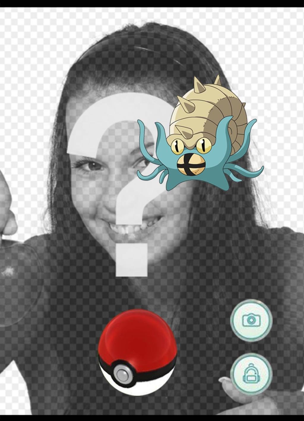 Caza a Omastar con este fotomontaje de pokemon para tu foto ..