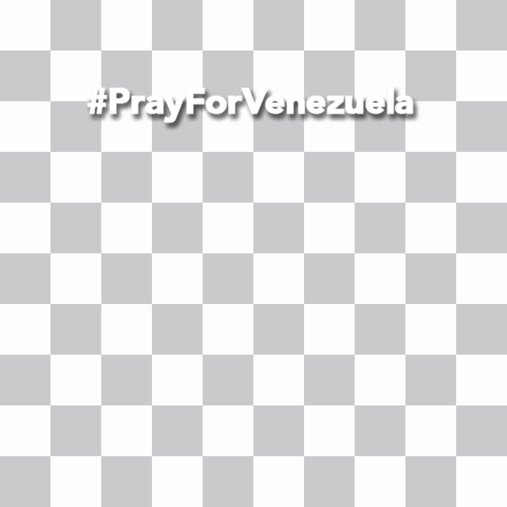 Pegatina con el hashtag de PRAY FOR VENEZUELA para añadir en tus imágenes ..