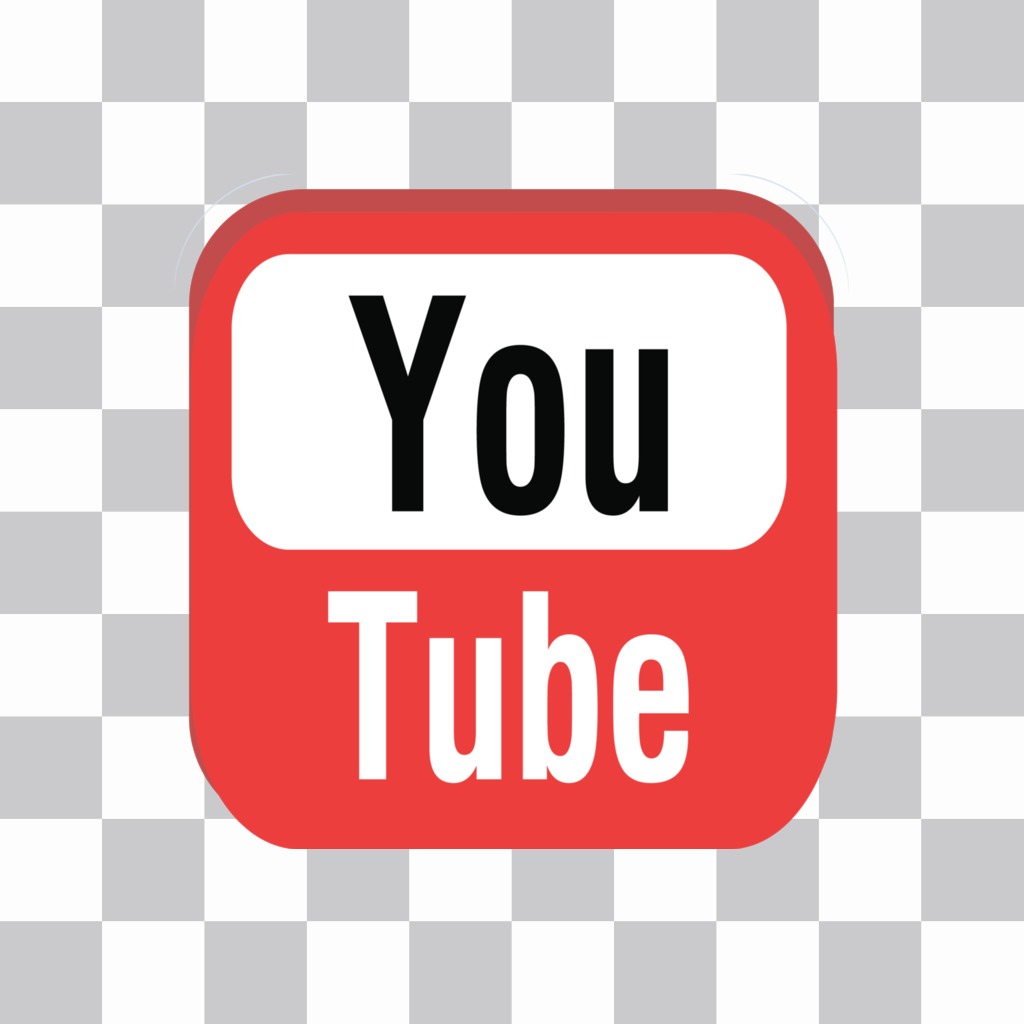 Logo de youtube para insertar en tu foto ..